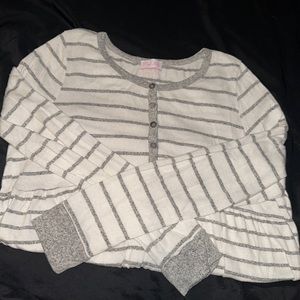 Women’s Pink Lilly Long Sleeve Baby Doll Style Top